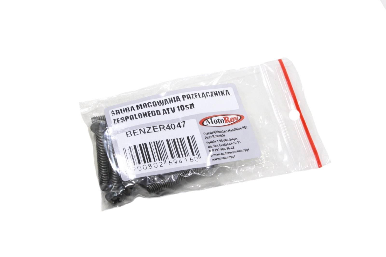 Śruba M5X30Mm Mocowania Przełącznika Zespolonego Atv 50/70/110/125/150 10Sz - zdjęcie 2
