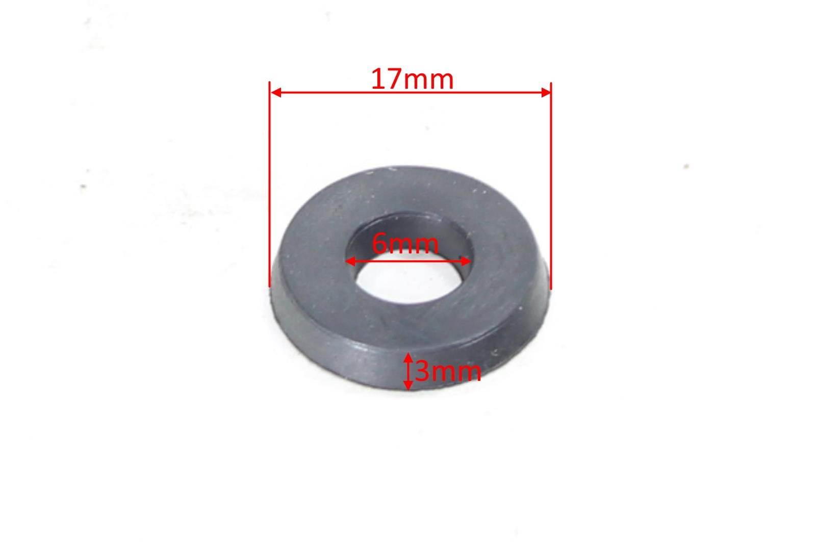 Podkładka Gumowa 6X17X3Mm Gy6 Street Benzer 1Szt. - zdjęcie 3