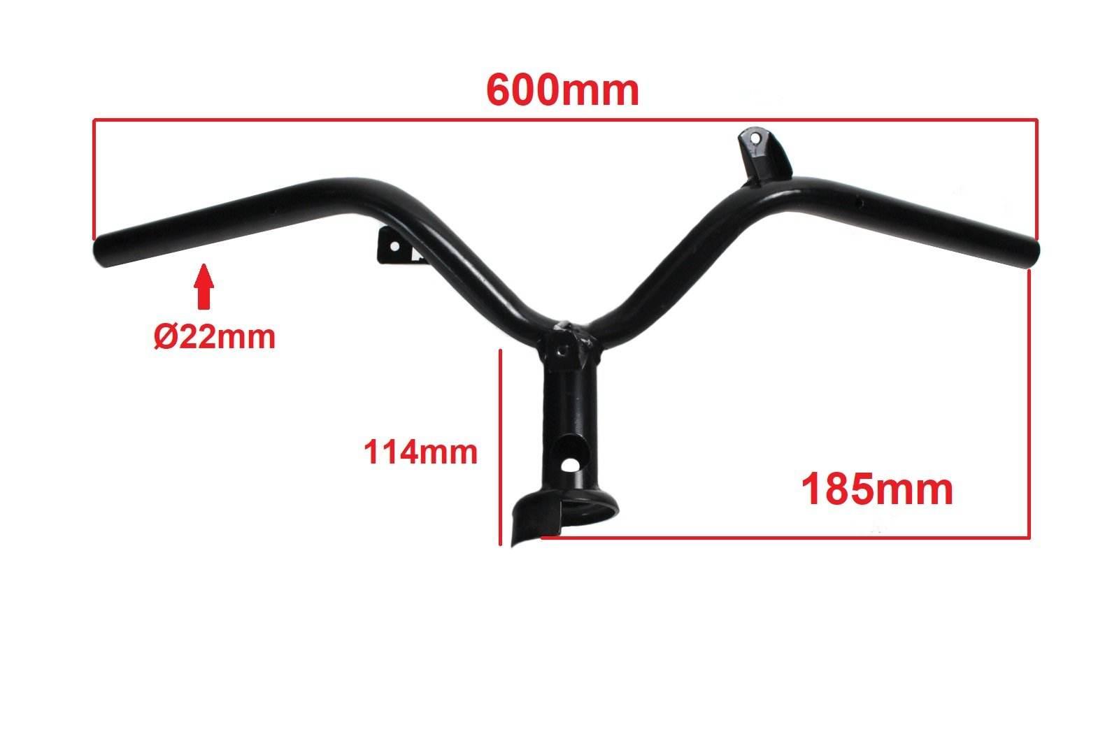 Kierownica Gy6 Benzer Syracuse 4W Romet 727 Premium Koło 12" - zdjęcie 2