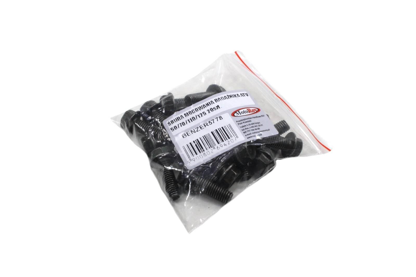 Śruba M8X25Mm Mocowania Bagażnika Atv 50/70/110/125/150/200/250 Op. 20Szt. - zdjęcie 2