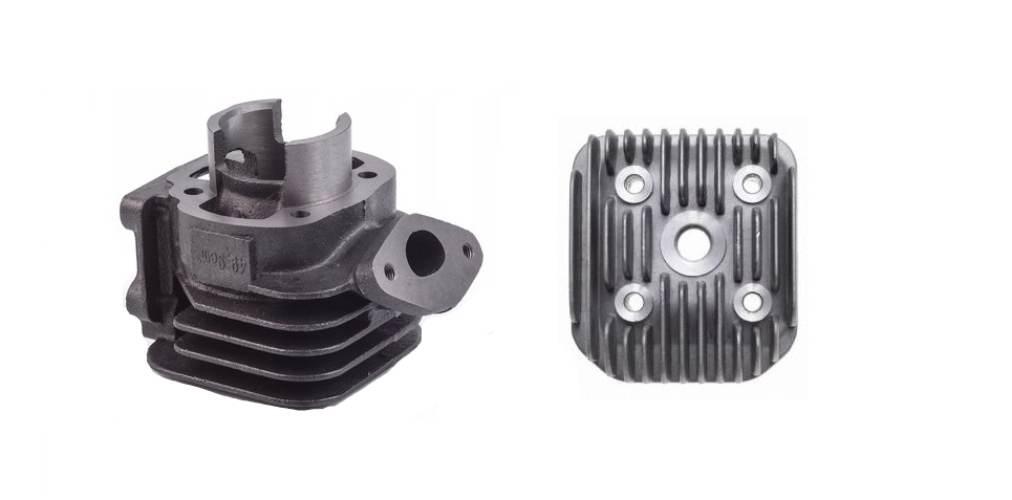 Cylinder żeliwny z głowicą power force yamaha bws minarelli vertical 47mm - zdjęcie 2