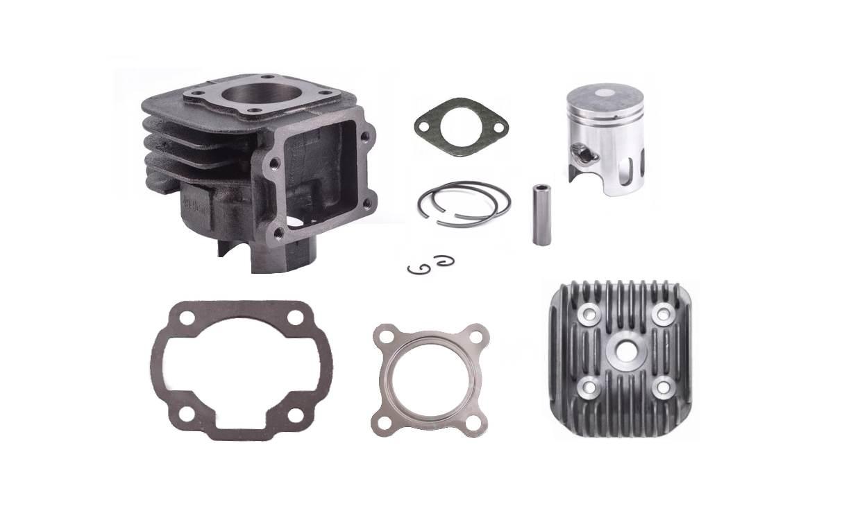 Cylinder żeliwny z głowicą power force yamaha bws minarelli vertical 47mm - zdjęcie 3