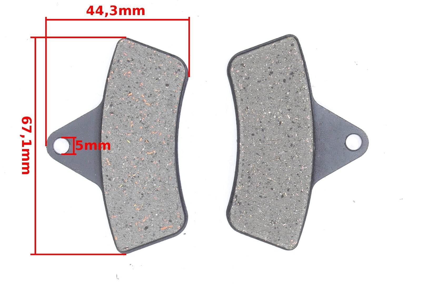 Klocki Hamulcowe Masey Ferguson Atv Mf250 300 400 Lc Fm - zdjęcie 4