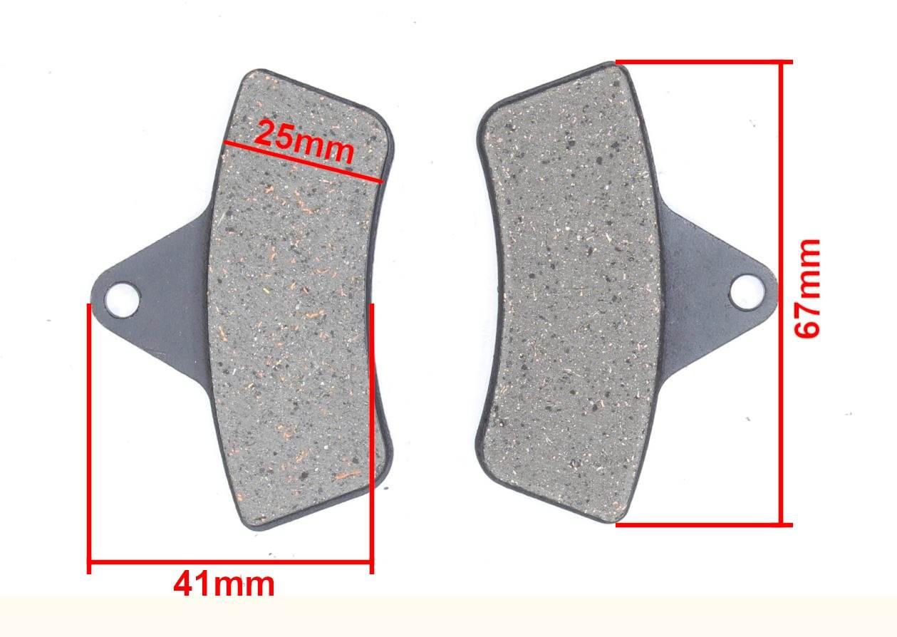 Klocki Hamulcowe Masey Ferguson Atv Mf250 300 400 Lc Fm - zdjęcie 5