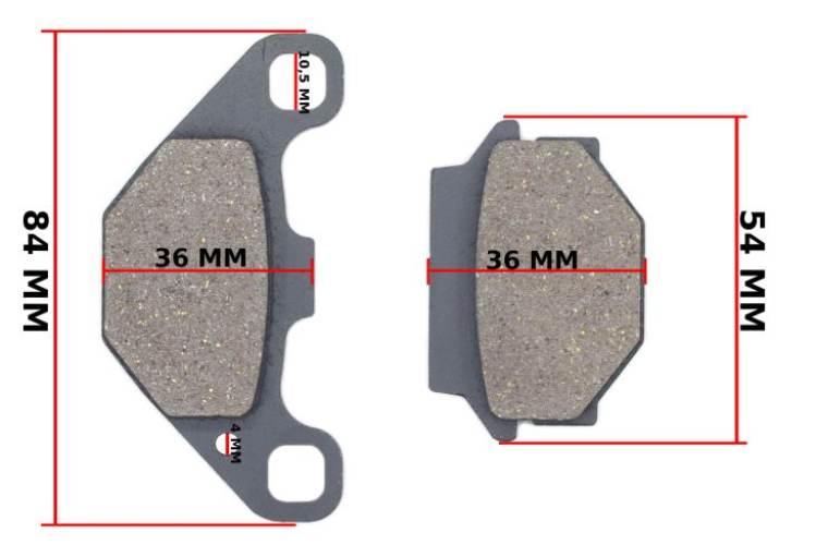 Klocki Hamulcowe Kawasaki Kmx 125 Ktm D-Xc 250 Suzuki Gn 125 Gsx 250/400 Lc - zdjęcie 5