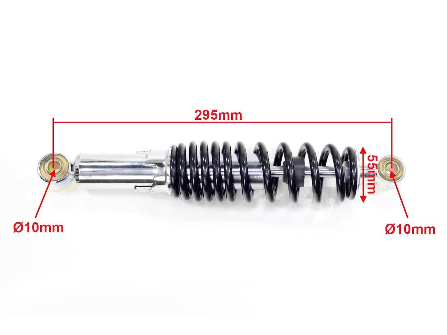Amortyzator Przód Atv 125 Czarny 295Mm Wb - zdjęcie 2