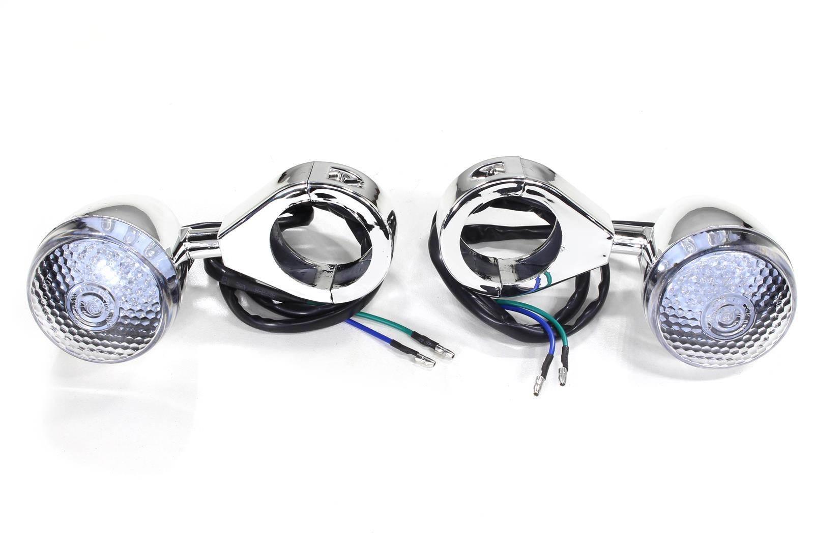 Kierunkowskazy Led Okrągłe Białe Cl-173 Sc