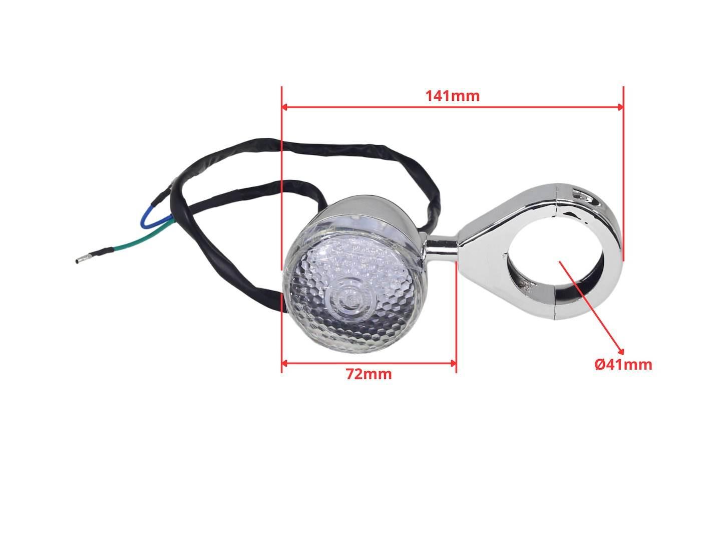 Kierunkowskazy Led Okrągłe Białe Cl-173 Sc - zdjęcie 5