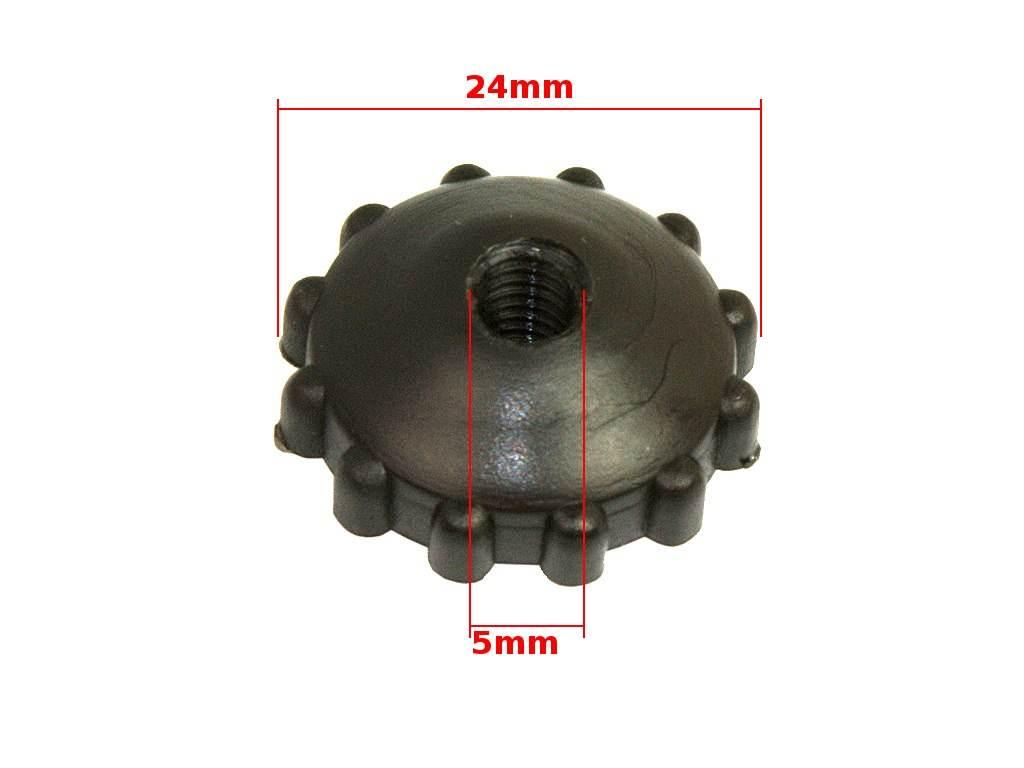 Nakrętka Boczka Dekla Wsk 125/175 Shl Czarna Ml
