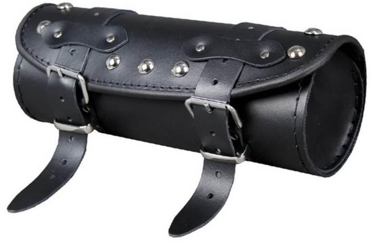 Piórnik, Rolka Nal 28Cm Skóra Naturalna Z Ćwiekami