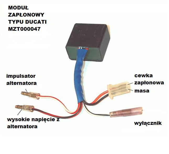 Moduł zapłonowy aprilia / yamaha neos 50cc mzt000047 PF 24 604 0013 - zdjęcie 3