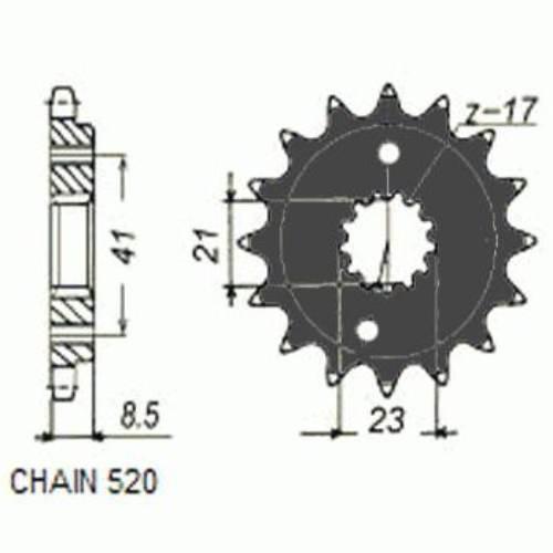 Zebatka napedowa sunstar sunf362-15