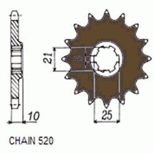 Zebatka napedowa sunstar sunf384-15