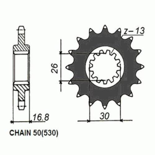Zebatka napedowa sunstar sunf522-15