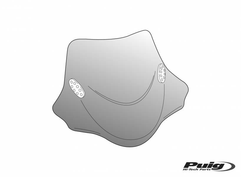 Szyba czołowa puig (city sport) s9 czerwona syp1500r 1500R