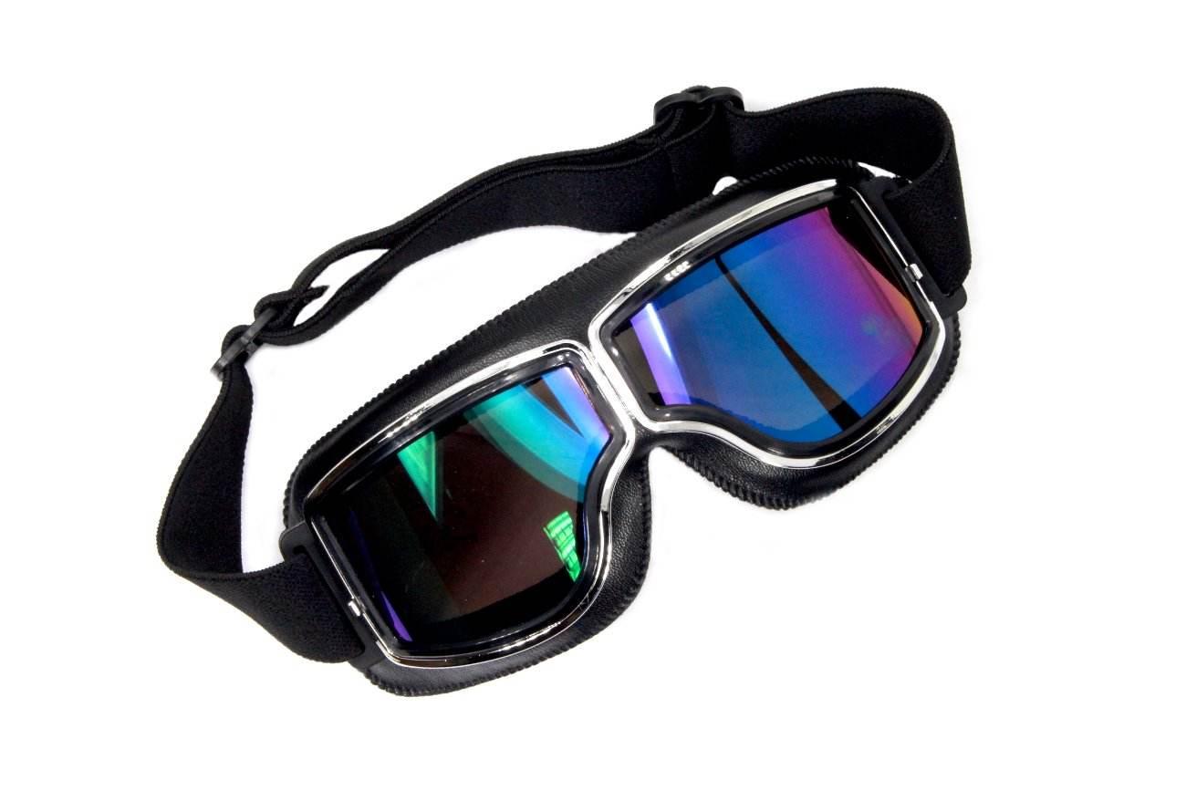 Gogle Retro R-01 Lustrzana Szyba Wb - zdjęcie 3