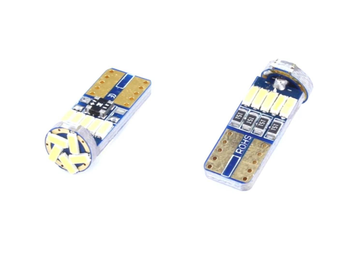 Żarówka 12V Led T10-4014-15Smd Biała (Brak Ece)