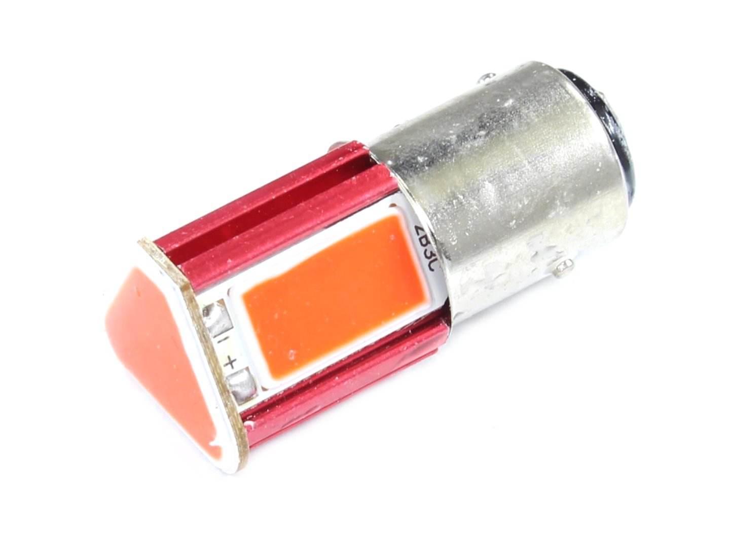 Żarówka 12V Led Bay15D-24Cob Czerwona Stop Pulsacyjny