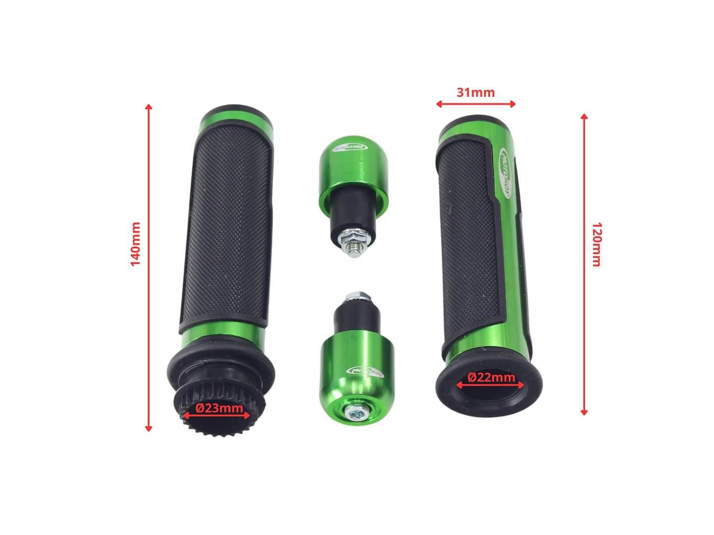 Manetki Kierownicy Cl-013 Zielone - zdjęcie 2