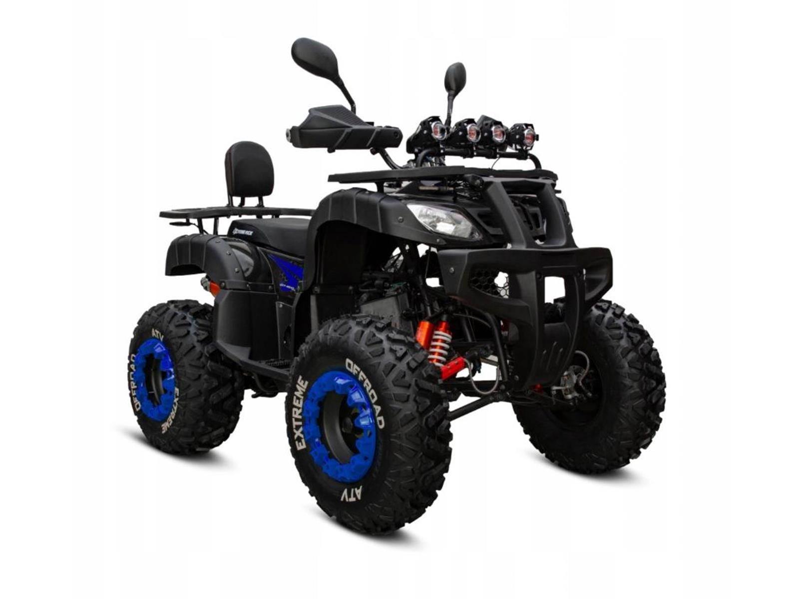 Ochraniacz Pokrywa Dekoracyjna Felgi 7" Komplet 4Szt. Niebieski Atv 125 Fux - zdjęcie 2