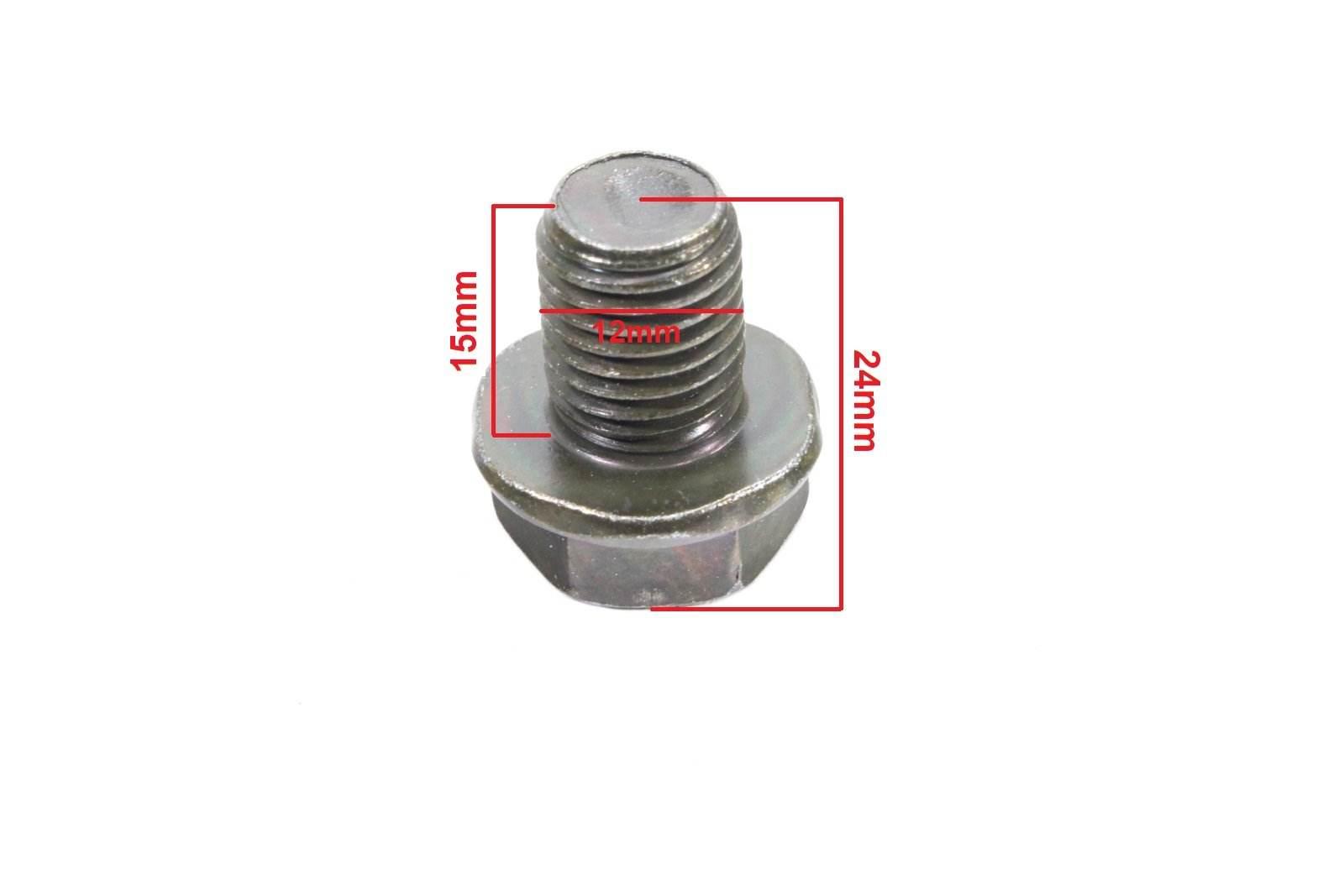 Śruba Spustu Oleju Atv 150 Gy6-150 Diablo 157Qmj M12X1.5 Fuxin - zdjęcie 2