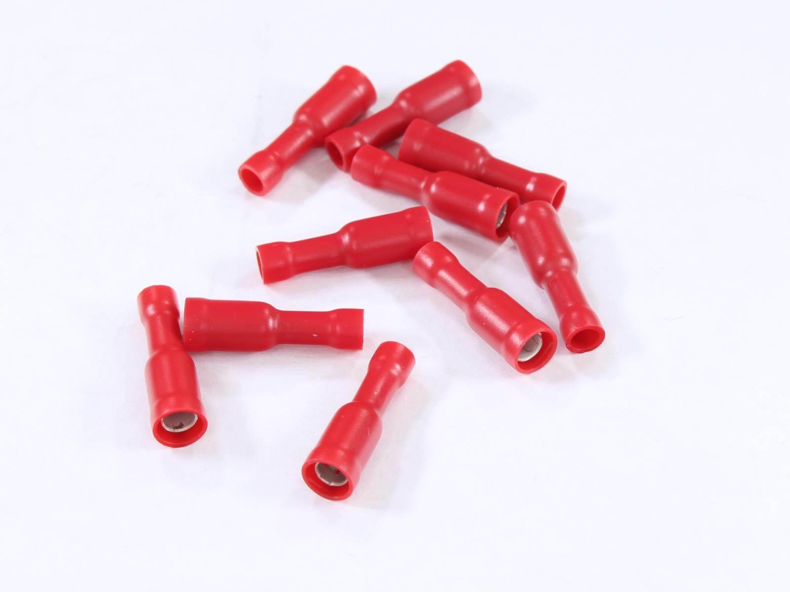 Konektor Okrągły Pełna Izolacja, Żeński 4Mm 0,5-1,5Mm Kpl. 10Szt.