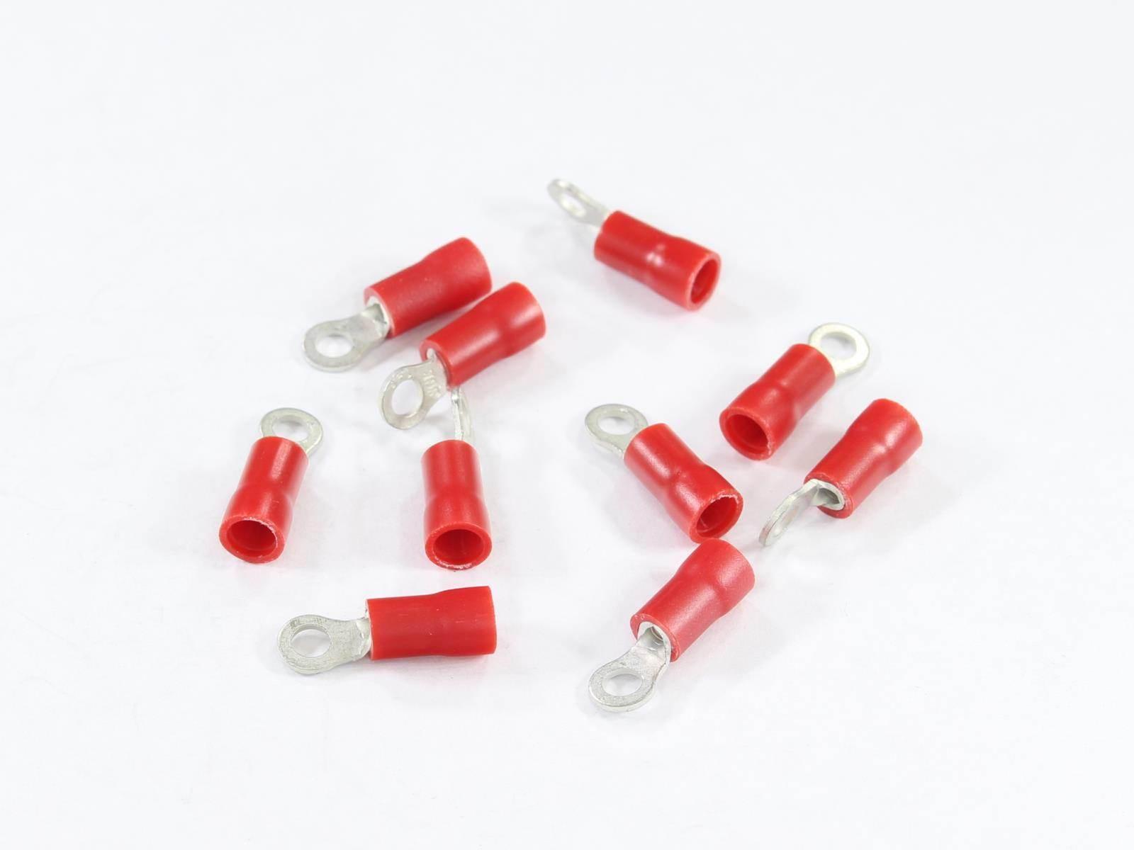 Końcówka Oczkowa M3 Izolowana 3,2Mm, 0,5-1,5Mm, Kpl.10Szt.
