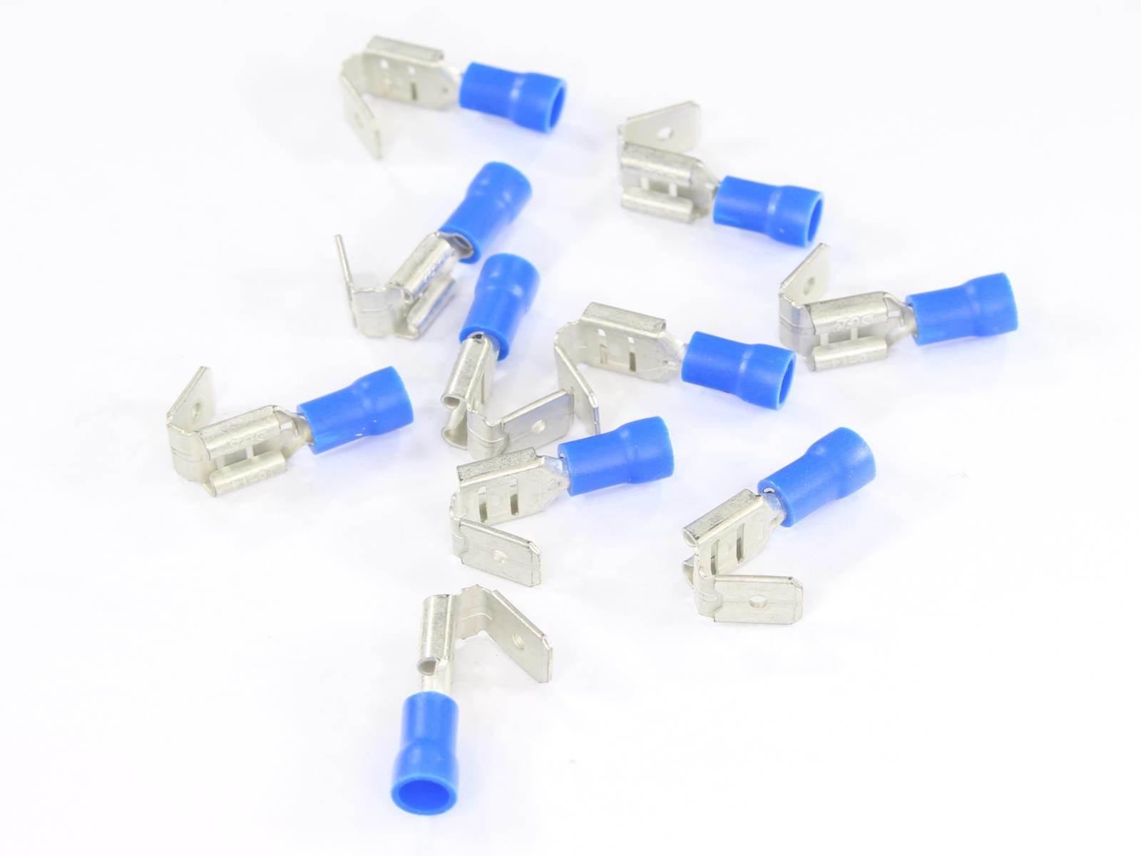 Rozgałęźnik Konektorowy 6.3Mm Niebieski Kpl. 10Szt.