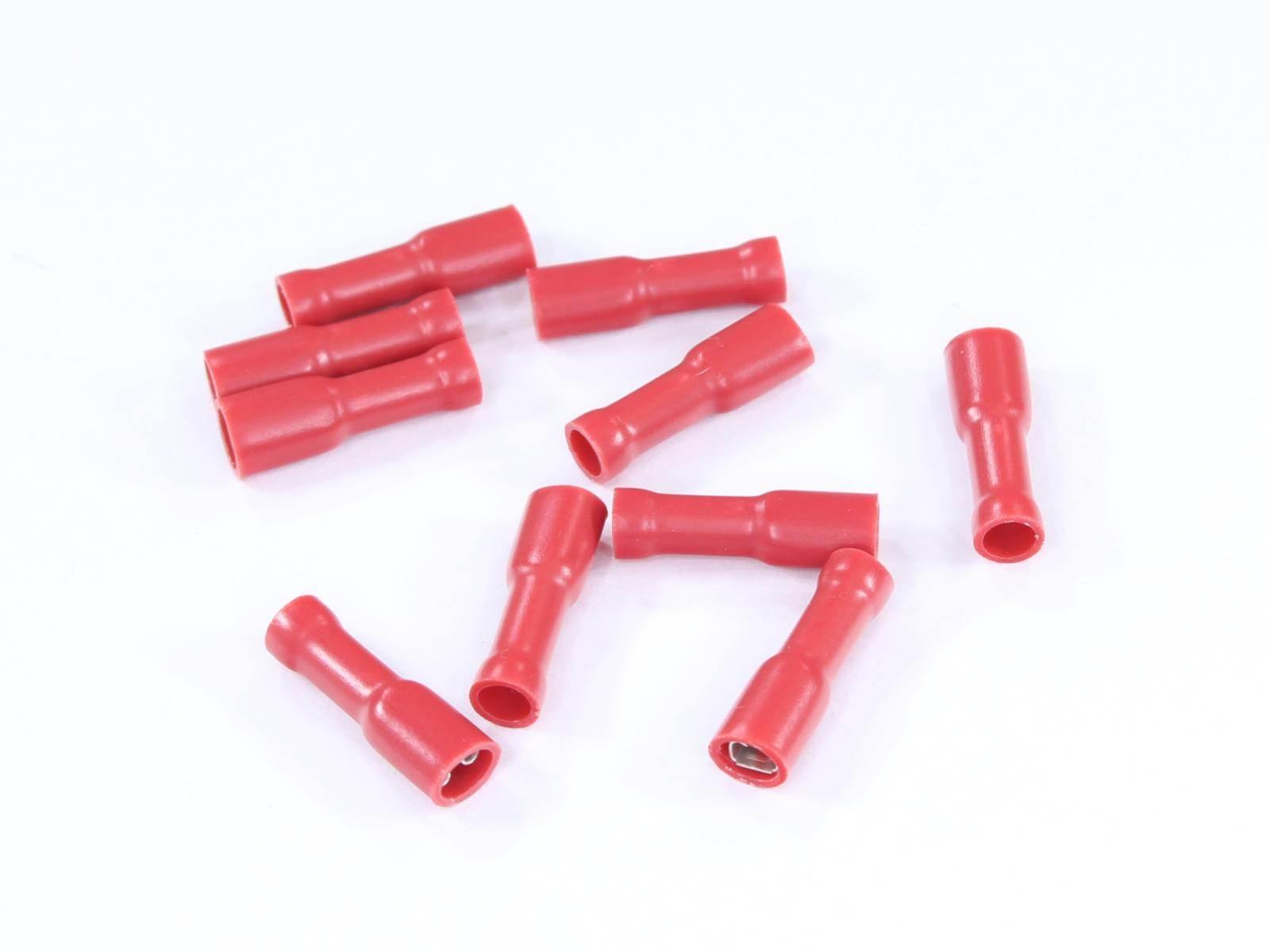 Konektor Żeński 2.8X0.8 Gniazdo Płaskie Pełna Izolacja 0.5-1.0Mm Kpl. 10Szt