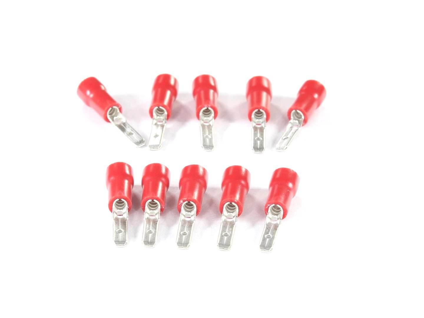 Konektor Płaski 2,8Mm Męski Izolowany, 0,8Mm, 0,5-1Mm Kpl. 10Szt.