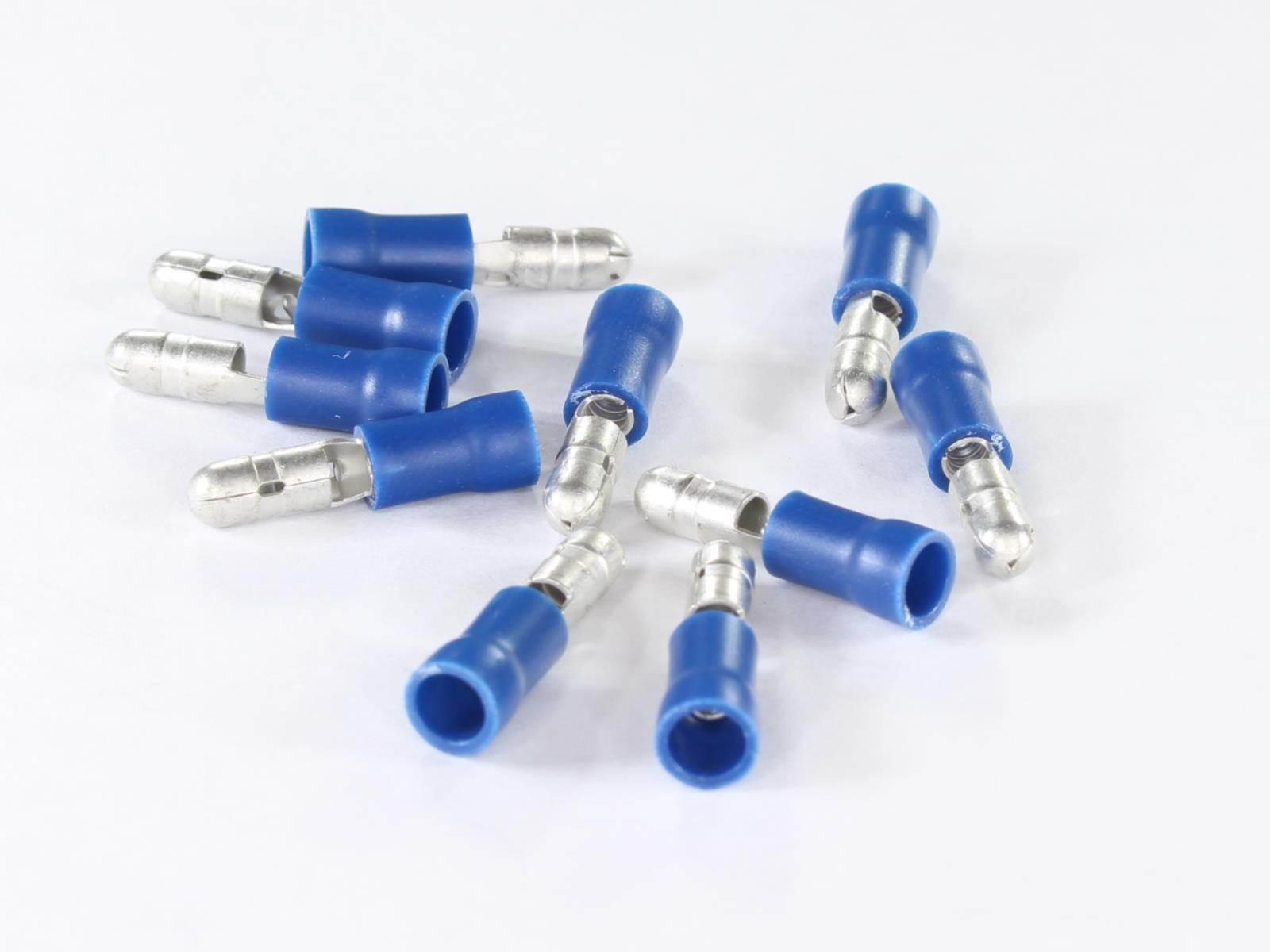 Konektor Męski 4.0Mm Końcówka Okrągła Izolowany 1.5-2.5Mm Kpl. 10Szt.