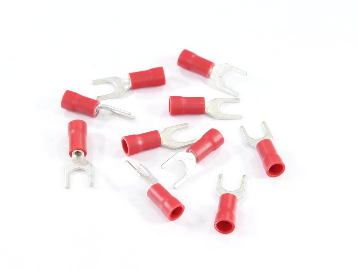 Końcówka Widełkowa M5 Izolowana 5,3Mm 0,5-1Mm 10Szt.