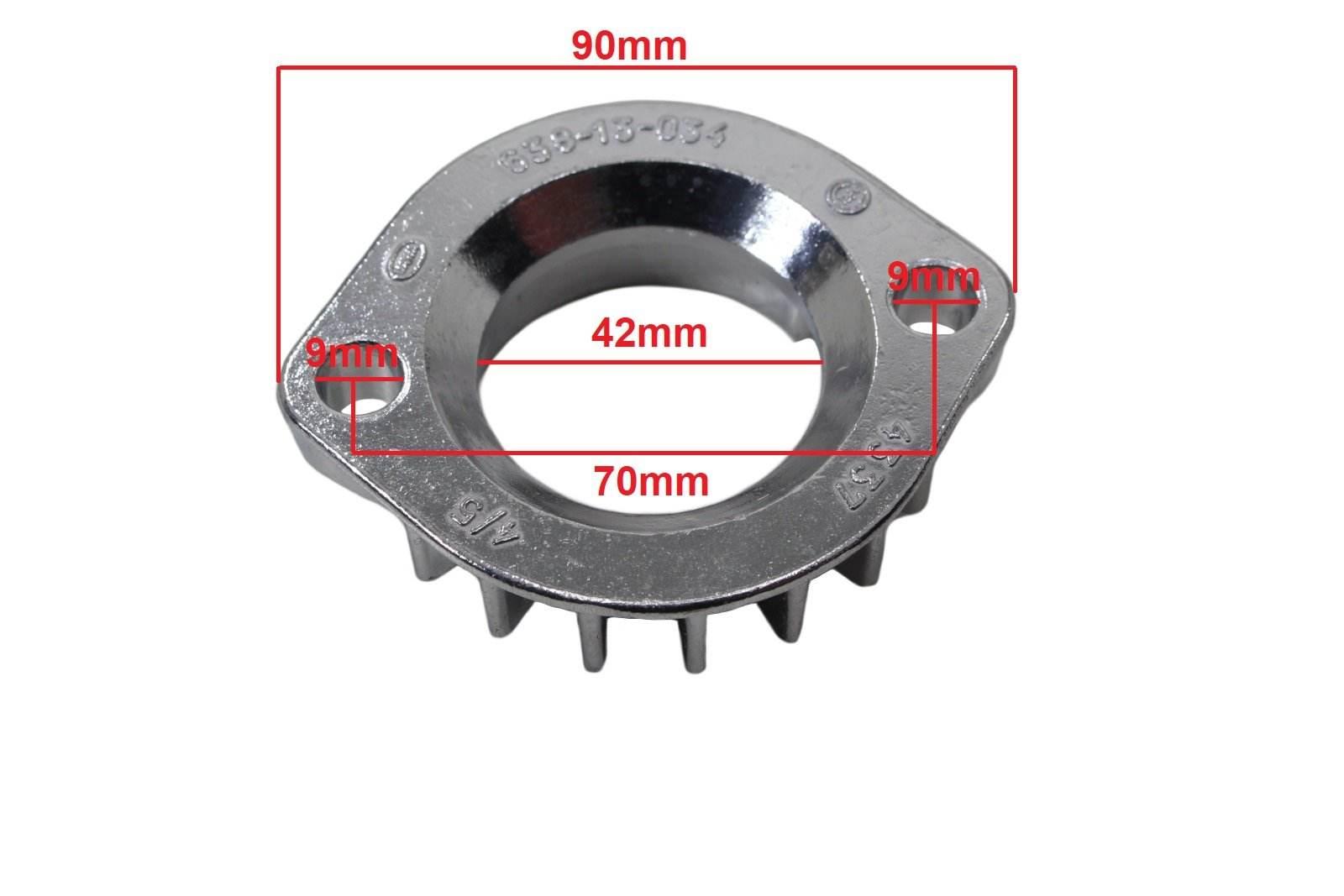 Flansza Kolanka Wydechu Jawa 350 638/639/640 12V Ml - zdjęcie 2