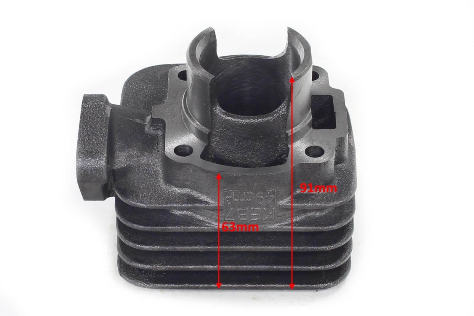 Cylinder Kymco Agility/Vitality/Yager 50 39Mm Pin 12Mm 2T Pasuje Do: Kymco- - zdjęcie 3