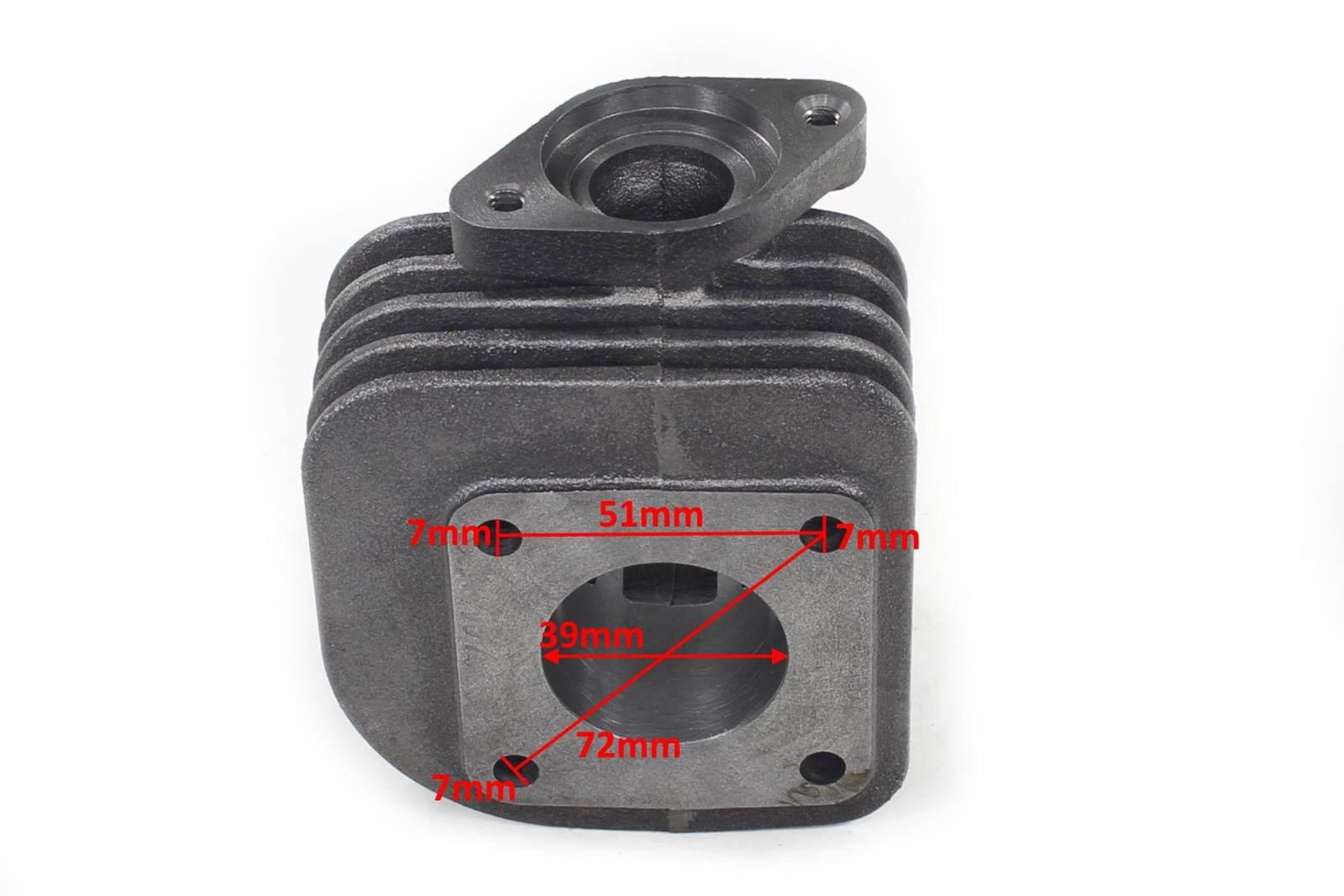 Cylinder Kymco Agility/Vitality/Yager 50 39Mm Pin 12Mm 2T Pasuje Do: Kymco- - zdjęcie 5