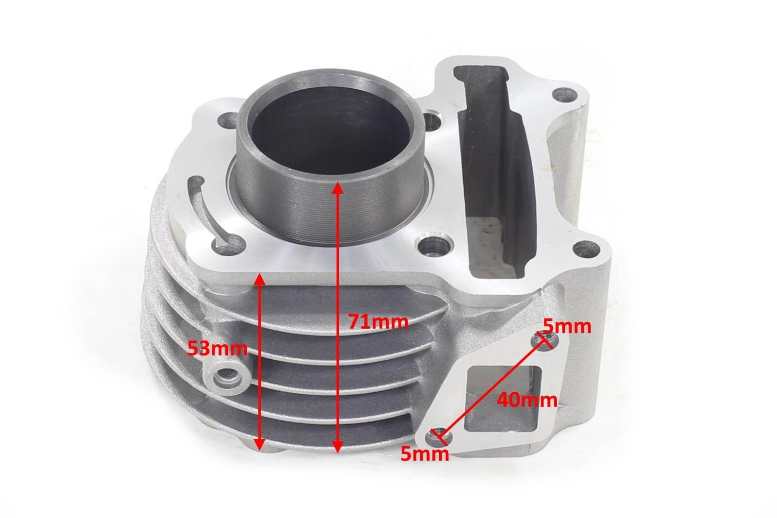 Cylinder Gy6-50 39Mm Pin 13Mm Kymco Romet Zipp 4T Pasuje Do: Kymco-Agility/ - zdjęcie 2