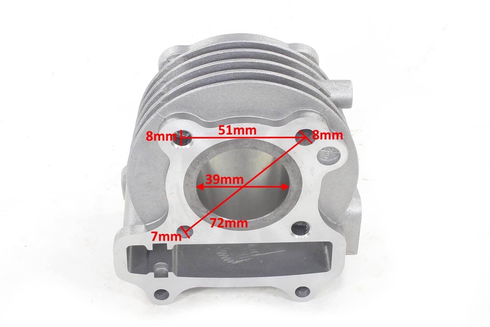 Cylinder Gy6-50 39Mm Pin 13Mm Kymco Romet Zipp 4T Pasuje Do: Kymco-Agility/ - zdjęcie 4