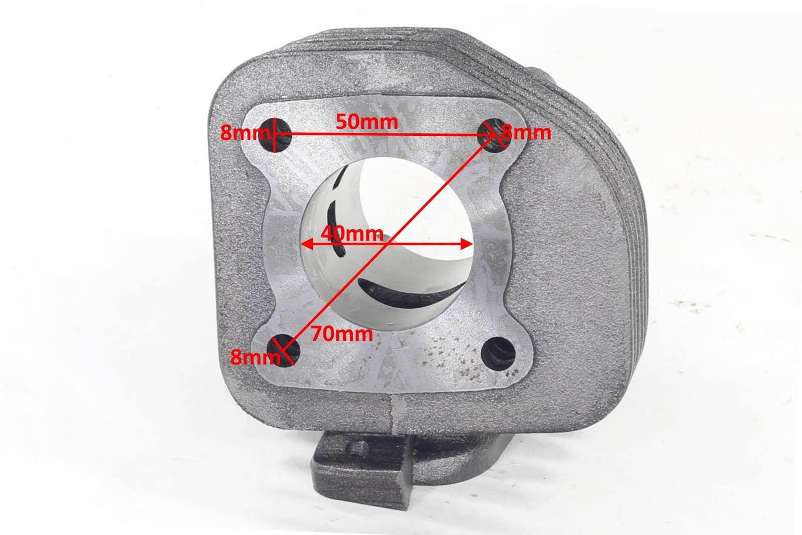 Cylinder Keeway Benelli Cpi Zipp 50 40Mm Pin 12Mm 2T Pasuje Do: Benelli-Pep - zdjęcie 4