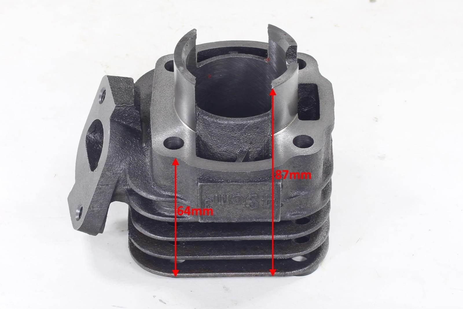 Cylinder Yamaha Jog/Neo's Aprilia Romet 50 40Mm Pin 10Mm 2T Sa Pasuje Do: A - zdjęcie 3