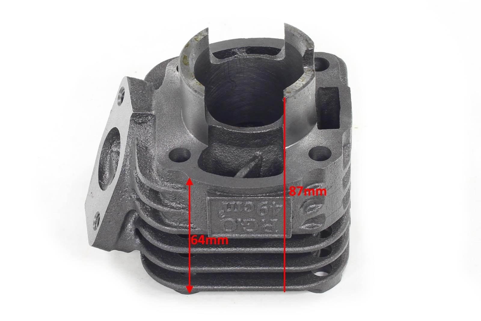 Cylinder Pgo Big Max Yamaha Mbk 50 40Mm Pin 10Mm 2T Pasuje Do: Aprilia-Guli - zdjęcie 5