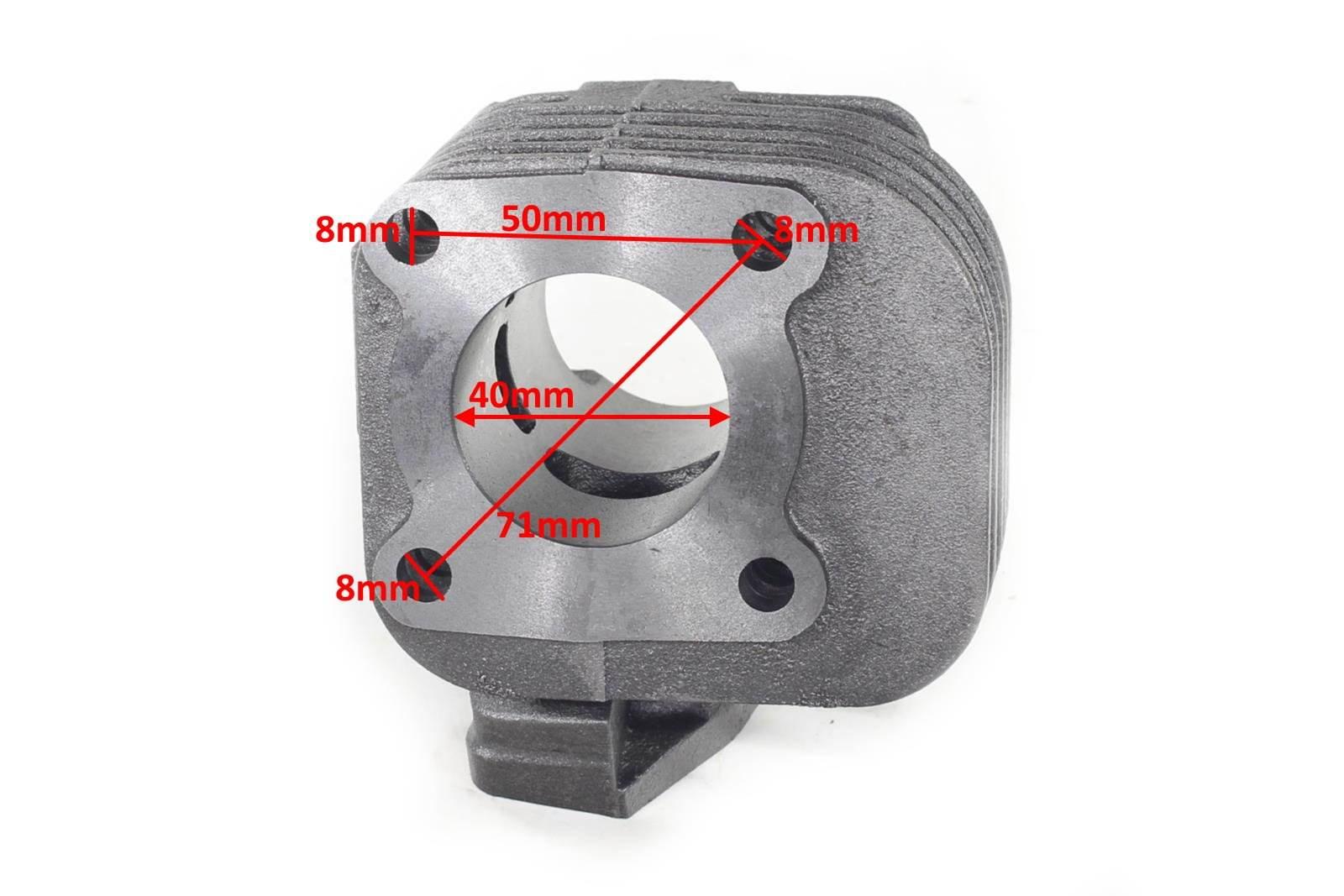 Cylinder Pgo Big Max Yamaha Mbk 50 40Mm Pin 10Mm 2T Pasuje Do: Aprilia-Guli - zdjęcie 6