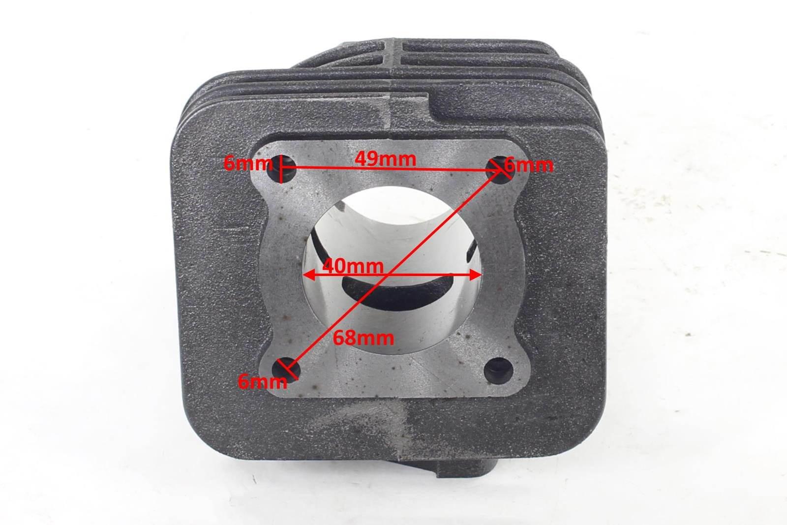 Cylinder Honda Lead/Vision Kymco Zx 50 40Mm Pin 10Mm 2T Pasuje Do: Honda-Le - zdjęcie 4