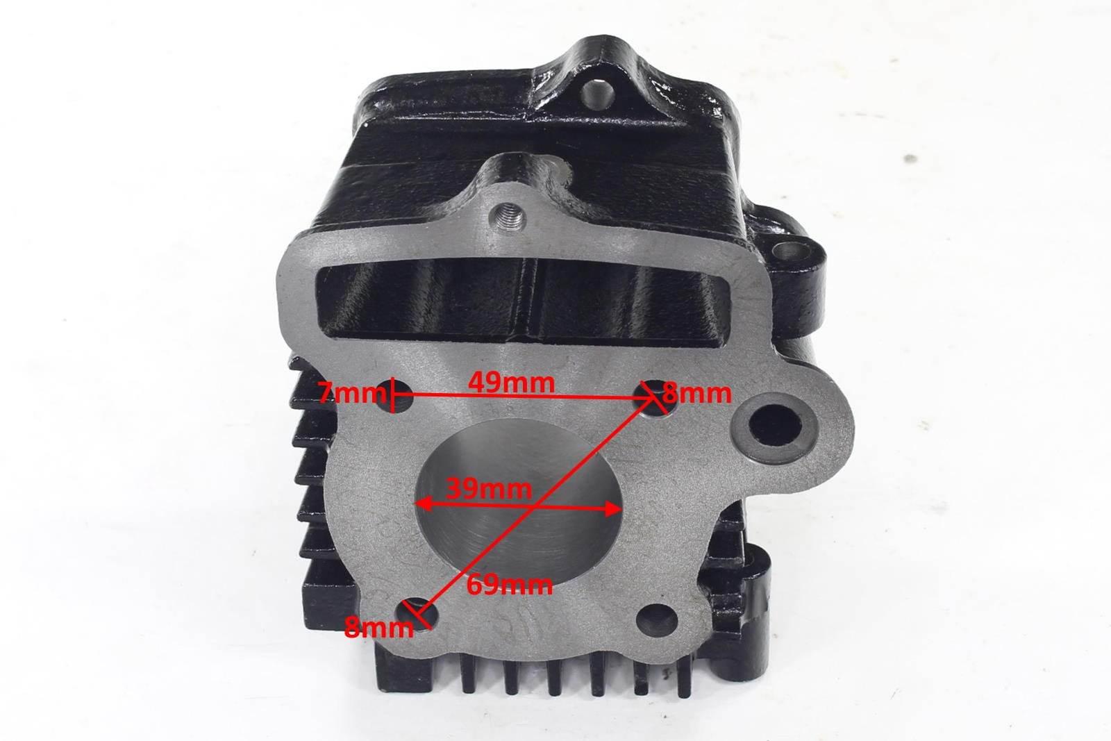 Cylinder Atv 50 39Mm Pin 13Mm 4T Romet Kingway Motorower Street Sa Silnik P - zdjęcie 4