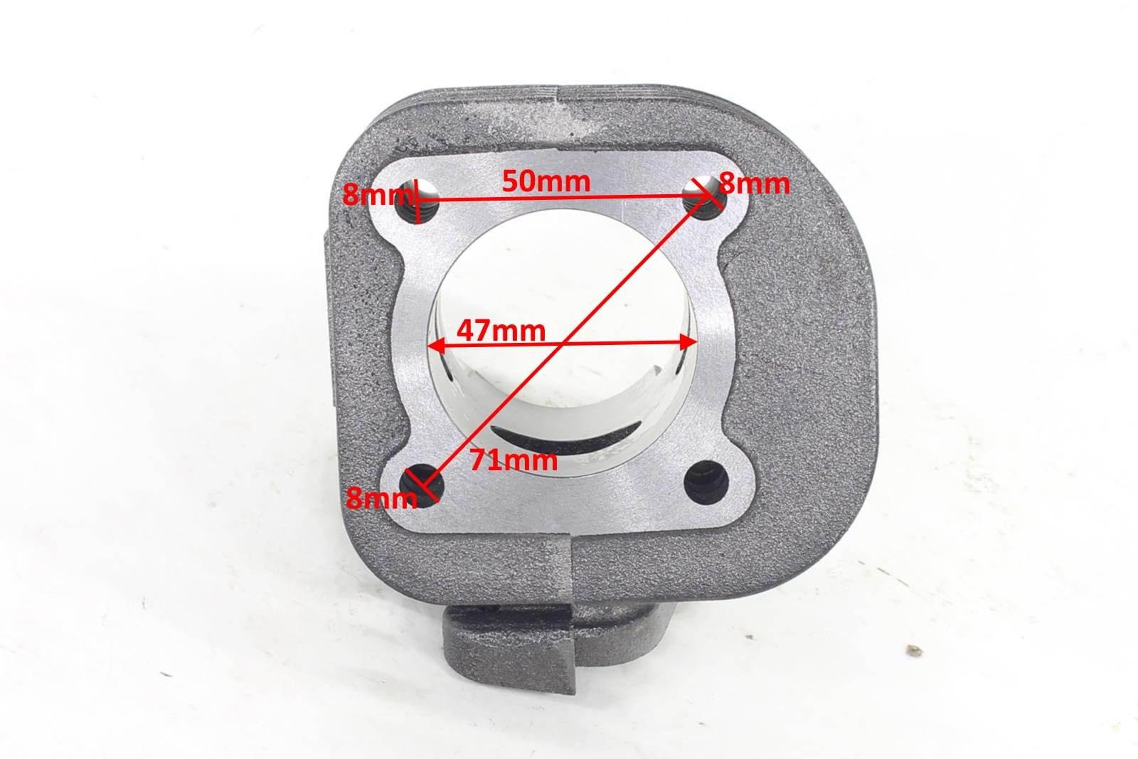 Cylinder Yamaha Jog/Neo's Aprilia 70 47Mm Pin 10Mm 2T Sa Pasuje Do: Aprilia - zdjęcie 4