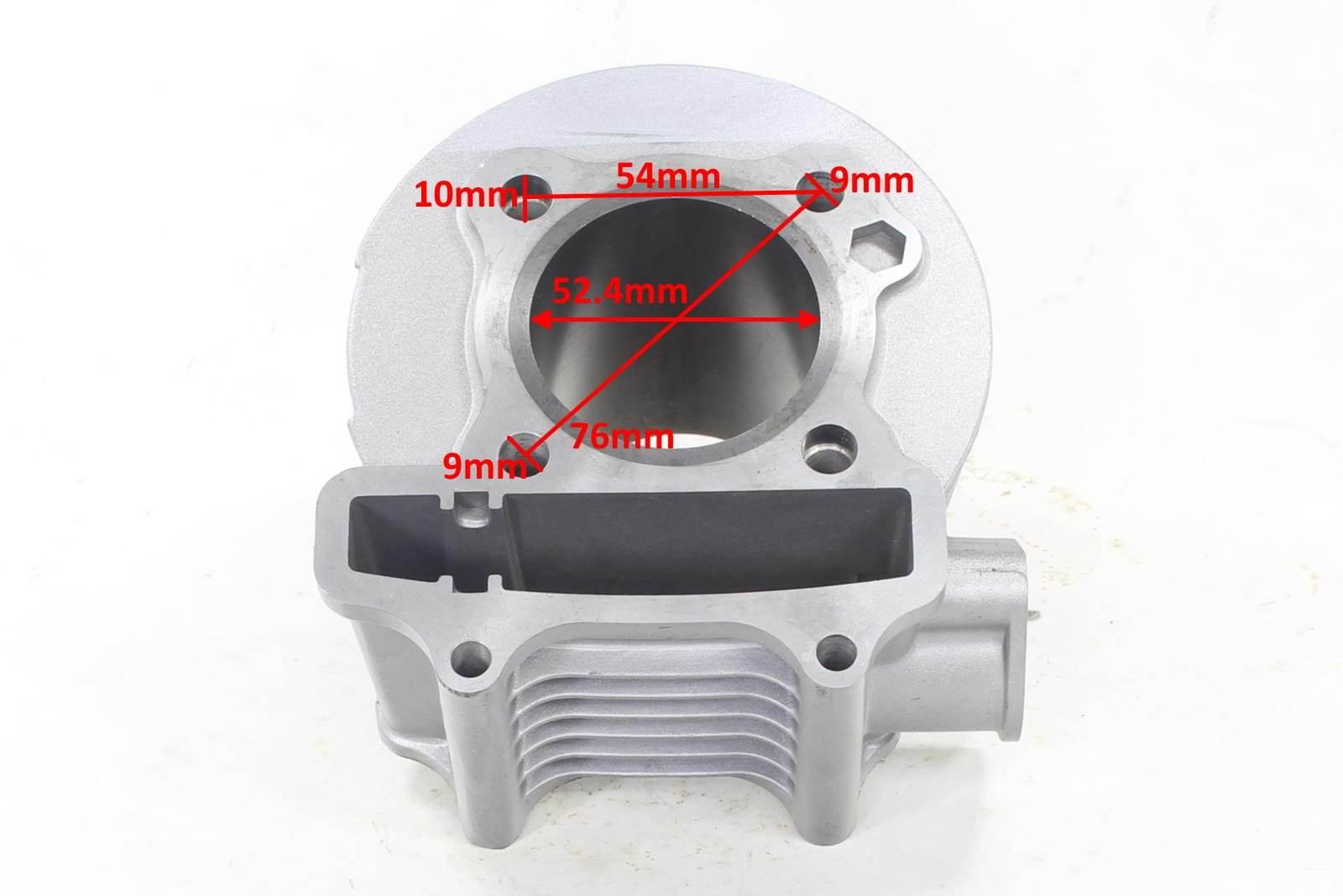 Cylinder Gy6-125 52,40Mm Pin 15Mm 4T Pasuje Do: Gy6 125/150 Kymco-Agility/C - zdjęcie 4