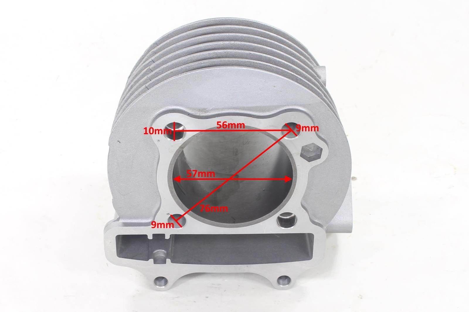 Cylinder Gy6-150 57.4Mm Pin 15Mm 4T Kymco Romet Zipp Pasuje Do: Kymco-Agili - zdjęcie 3