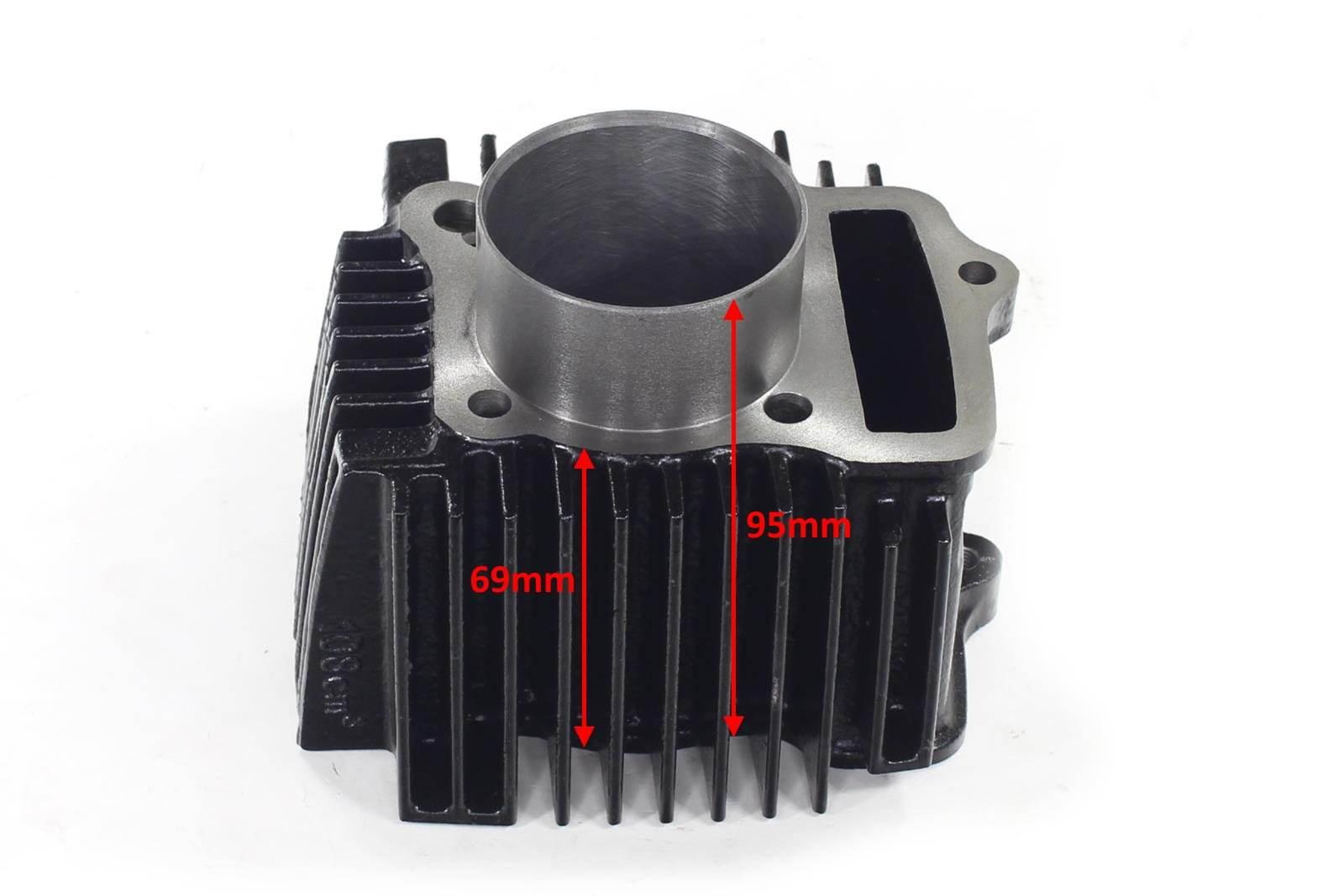 Cylinder Atv 110 52,4Mm Pin 13Mm Kingway Junak Zipp 4T Sa Silnik Poziomy Z - zdjęcie 2