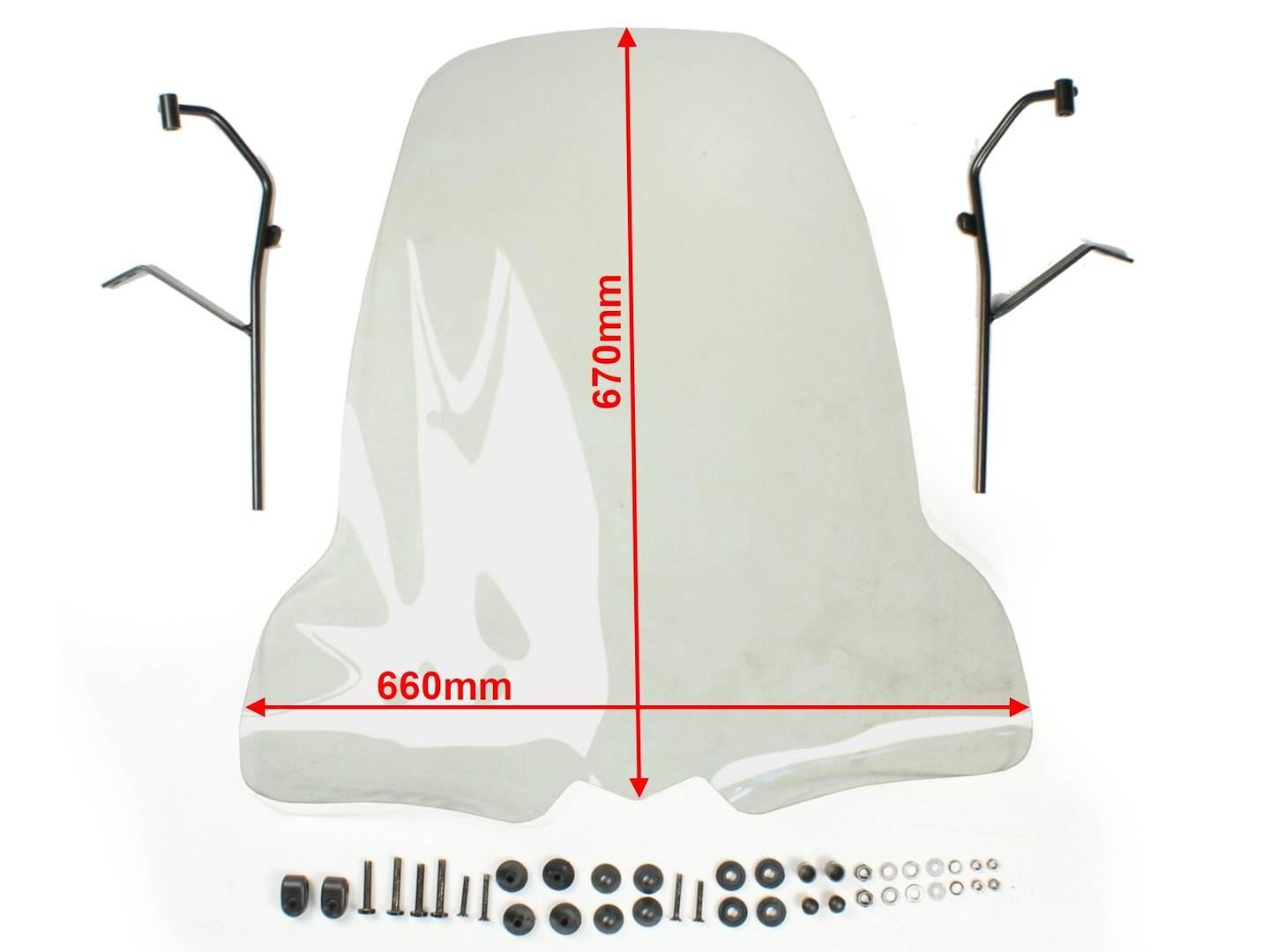 Szyba Czołowa Skuter-Owiewka Ym-4283 Kymco Agility - zdjęcie 3