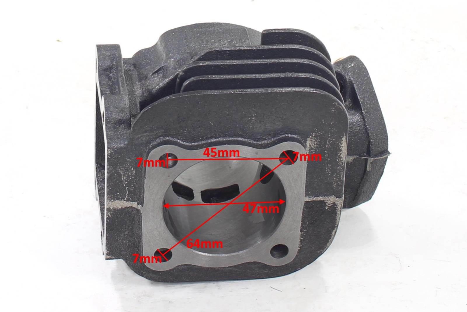 Cylinder Yamaha Bws 70 47Mm Pin 10Mm Hw - zdjęcie 5