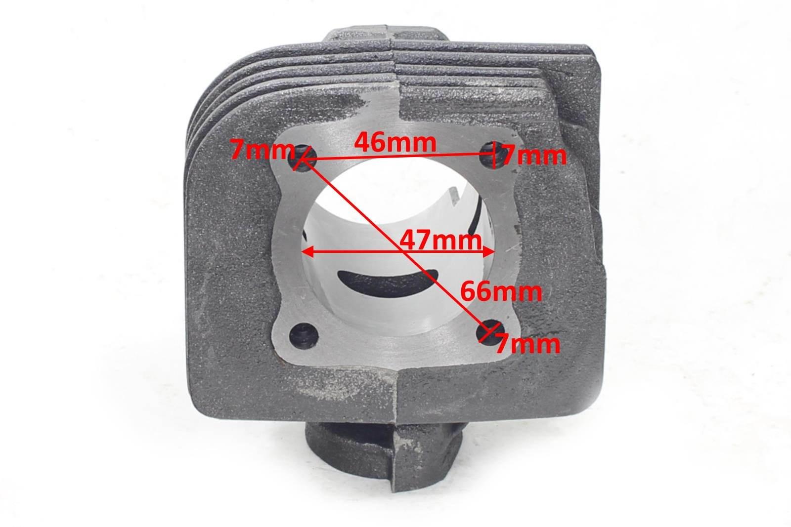 Cylinder Suzuki Ad 70 47Mm Pin 10Mm Hw - zdjęcie 4